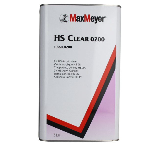 Max Meyer 1.360.0200 MaxiClear Klarlack High Solid 0200 - 5L