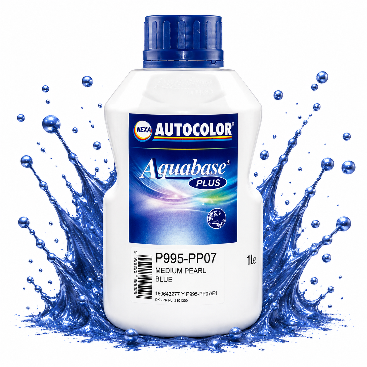 Nexa Autocolor Aquabase Plus P995-PP07 Medium Pearl Blue - 1 L