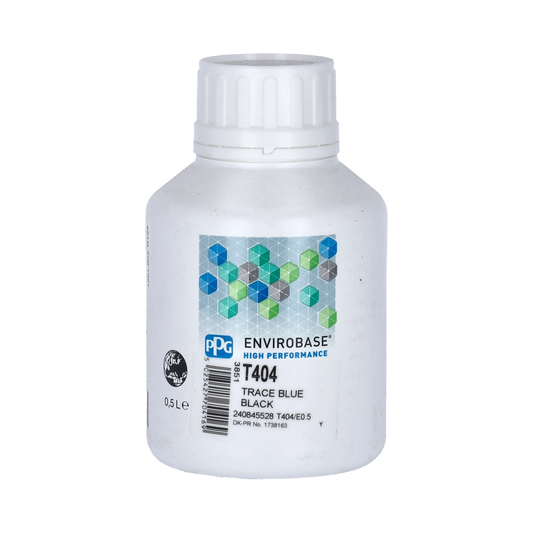 PPG Envirobase Mix T404 Trace Blauw Zwart - 0,5 L