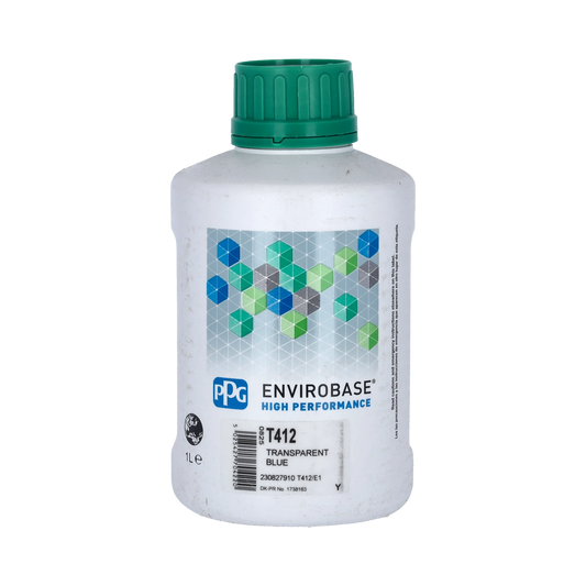 PPG Envirobase Mix T412 Transparant Blauw - 1 L