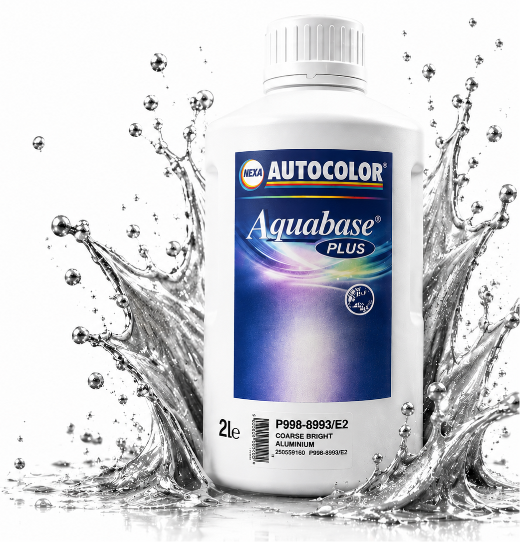 Nexa P998-8993 Aquabase Plus Coarse Bright Aluminium - 2 L