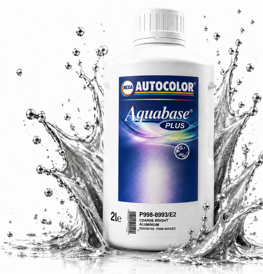 Nexa P998-8993 Aquabase Plus Coarse Bright Aluminium - 2 L