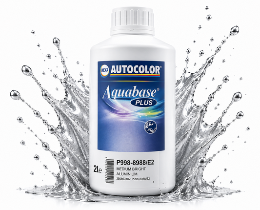 Nexa P998-8988 Aquabase Plus Medium Bright Aluminium - 2 L