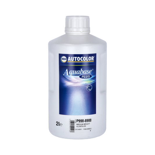 Nexa P998-8988 Aquabase Plus Medium Bright Aluminium - 2 L