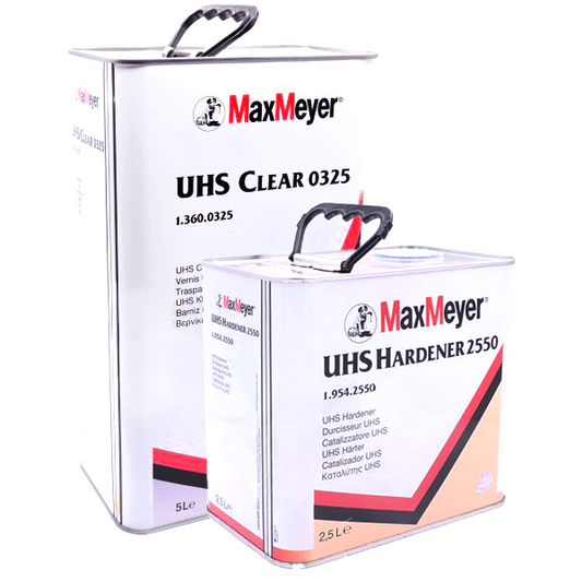 Max Meyer UHS Klarlack Set 1.360.0325 + Härter 2550 - Komplett-Set