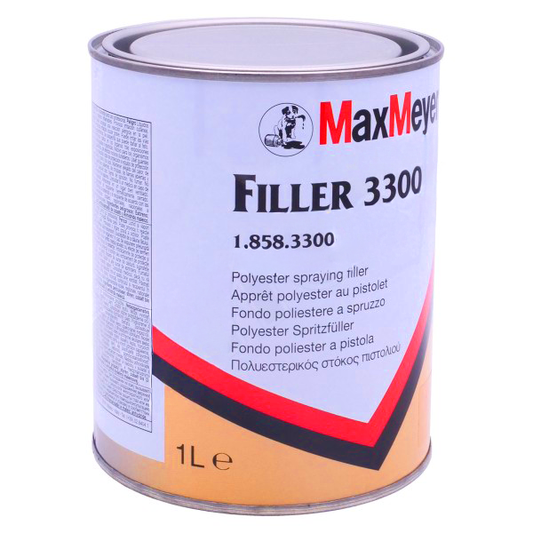 Max Meyer 1.858.3300 Polyester Spachtelmassen 3300 - 1L + Härter SHA307